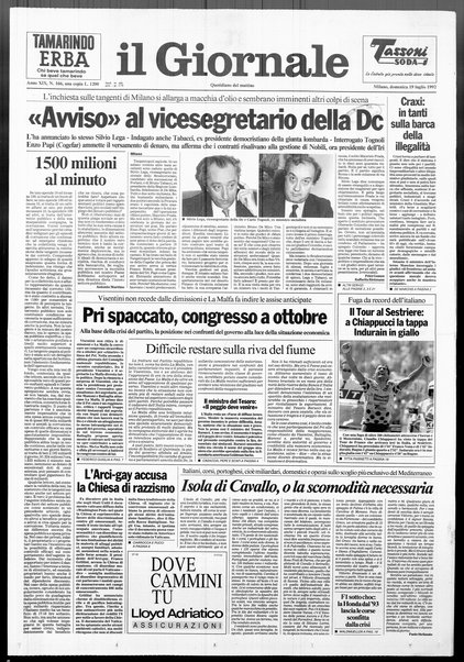 Il giornale : quotidiano del mattino